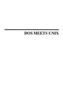 Cover image for DOS Meets Unix
