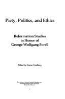 Cover image for Piety, Politics and Ethics