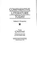 Cover image for Comparative literature today