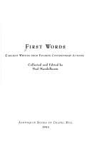 Cover image for First Words