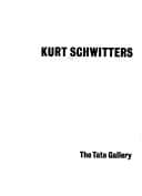 Cover image for Kurt Schwitters.