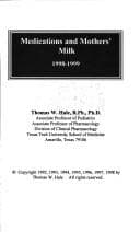 Cover image for Medications and mothers' milk