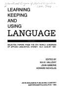 Cover image for Learning, Keeping and Using Language I-II
