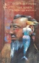 Cover image for The Siren and Selected Writings