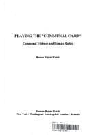 Cover image for Playing the "communal card"