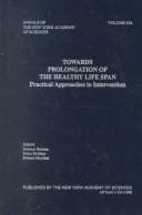 Cover image for Towards Prolongation of the Healthy Life Span