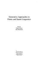 Cover image for Generative Approaches to Finnic and Saami Linguistics (Center for the Study of Language and Information - Lecture Notes)