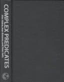 Cover image for Complex Predicates (Center for the Study of Language and Information - Lecture Notes)