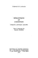 Cover image for Semantique et cognition