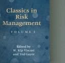 Cover image for Classics in Risk Management (Elgar Mini Series)