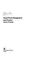 Cover image for Social Work Management and Practice