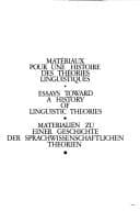 Cover image for Materiaux pour une histoire des theories linguistiques =