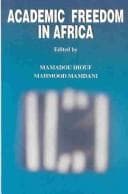 Cover image for Academic Freedom in Africa (CODESRIA Book)