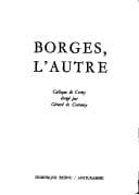 Cover image for Borges, l'autre