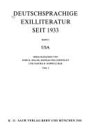 Cover image for Deutsche Exilliteratur Seit 1933