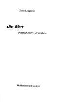 Cover image for Die 89er