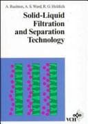 Cover image for Solid-liquid filtration and separation technology
