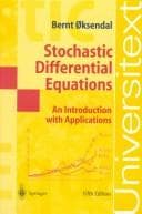 Cover image for Stochastic Differential Equations