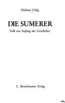 Cover image for Die Sumerer