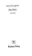 Cover image for Das Herz