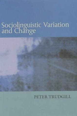Cover image for Sociolinguistic Variation and Change