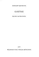 Cover image for Goethe