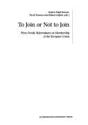 Cover image for Join or Not to Join