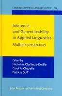 Cover image for Inference And Generalizability in Applied Linguistics