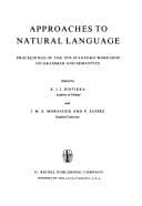 Cover image for Approaches to Natural Language (Synthese Library)