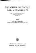 Cover image for Organism, medicine, and metaphysics