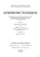 Cover image for Astrometric Techniques (International Astronomical Union Symposia)