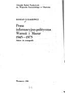 Prasa informacyjno-polityczna Warmii i Mazur 1945-1975