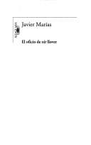 Cover image for El Oficio de Oir Llover