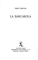 Cover image for La barcarola