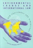 Cover image for Environmental change and international law