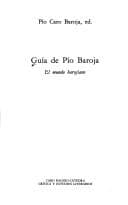 Cover image for Guia de Pio Baroja
