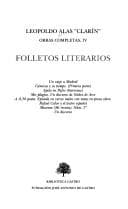Cover image for Obras completas de Leopoldo Alas "Clarín"
