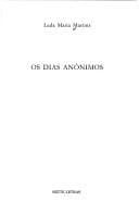 Cover image for Dias Anônimos, Os