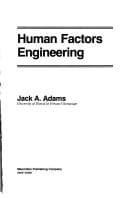 Cover image for Human Factors Engineering