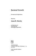 Cover image for Societal Growth