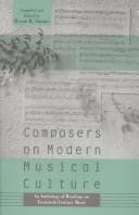 Composers on modern musical culture