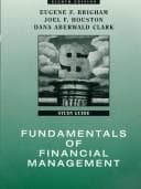 Cover image for Fundamentals of financial management