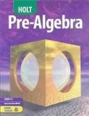 Cover image for Holt Pre-Algebra