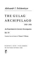 Cover image for The Gulag archipelago, 1918-1956