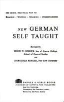 Cover image for New German Self-Taught