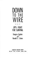 Cover image for Down to the Wire