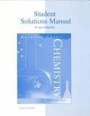 Cover image for Student Solutions Manual to Accompany Chang's Chemistry