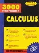Cover image for 3000 Solved Problems in Calculus (Schaum's Outline)