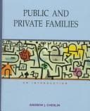 Cover image for Public and Private Families