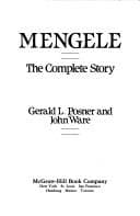 Cover image for Mengele